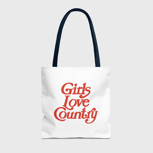 Girls Love Country Tote Bag